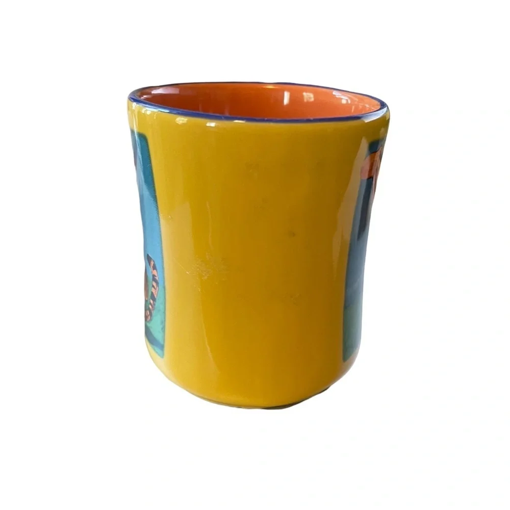 The Disney Store Tigger Mug in Yellow & Orange “Base‎ on Winnie the Pool”